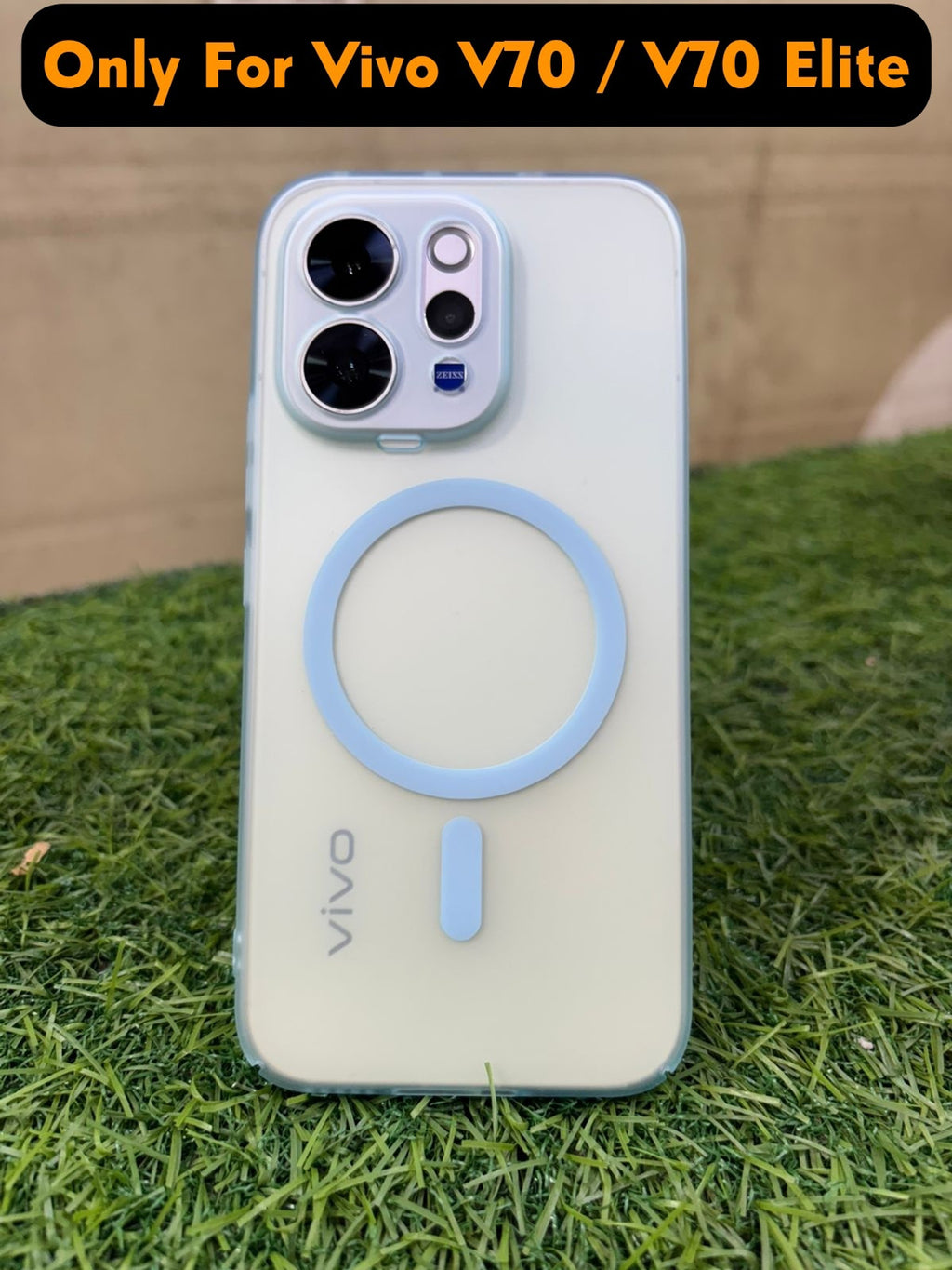 Anty Yellow Hard MagSafe back cover for Vivo V70